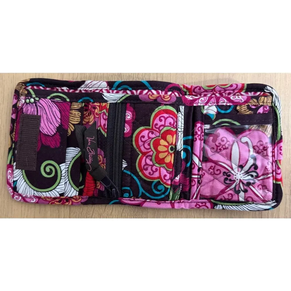 Vera Bradley Tri-Fold Wallet in Mod Floral Print NWOT